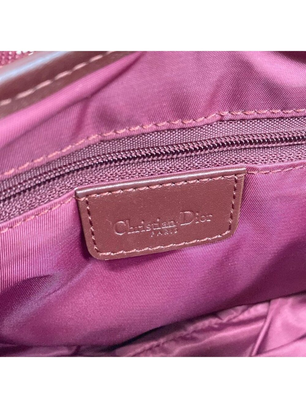 Dior Shoulder Bag Trotter Beige Red - Picture 12 of 16